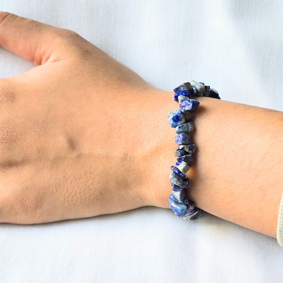 Lapis Lazuli Chips Bracelet